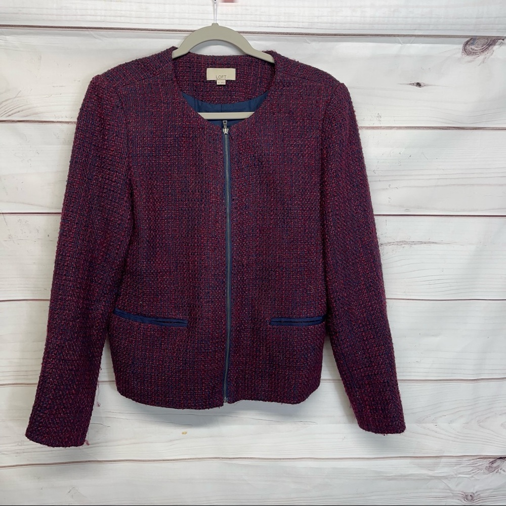Loft Tweed Full Zip Jacket